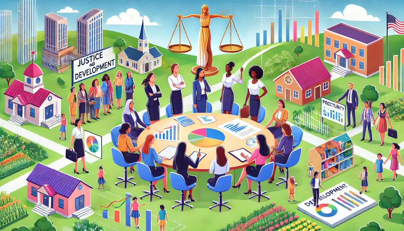 🌺 العدل والتنمية: تعزيز دور المرأة في قيادة المبادرات التنموية 🌺